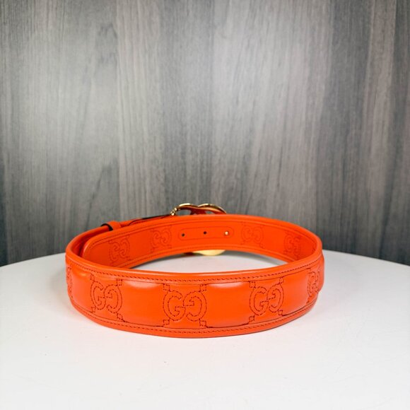 Gucci GG Matelasse embroidered belt